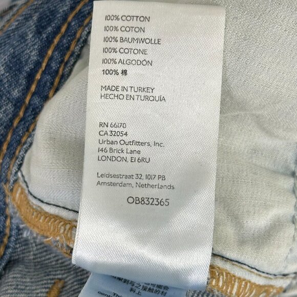 Free People We the Free Maggie Mid Rise Straight Jeans Bondi Blue - Picture 6 of 12